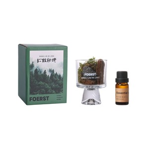 Difusor de Aromaterapia Cilíndrico de Madera de Pino FANDOOS, Extracto de Plantas Naturales, Notas Amaderadas, Fragancia para el Hogar - Product Image 1
