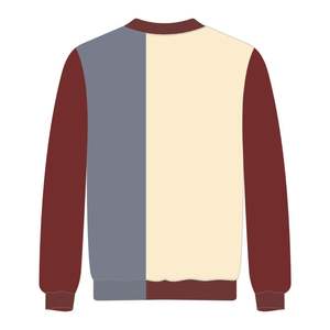 1913 Neutral 3 Tone Knit Sweater Divine Nine Greek Sorority DST Chenille Embroidery Pullover Crewneck Winter Fashion Apparel - Product Image 3