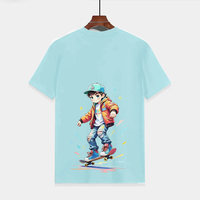T-shirt tendance pour jeunes Streetwear unisexe en tissu de coton Design personnalisé pour les événements des équipes et l'utilisation promotionnelle