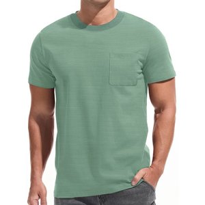 Camiseta de Lana Merino 100% para Hombre, Manga Corta, 170GSM, Capa Base de Lana para Hombre, Secado Rápido, Antiolor, para Viajes y Senderismo, Talla Estadounidense - Product Image 2