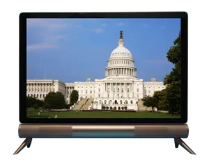 डीसी 12वी एलईडी टीवी 15 17 19 22 24 इंच छोटे आकार का हाई डेफिनिशन एलसीडी एचडीटीवी वीजीए इंटरफेस के साथ