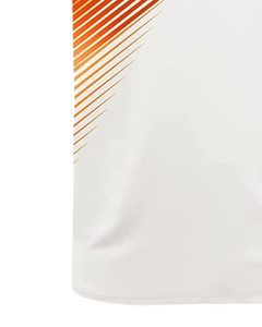 Camiseta Polo Personalizada de Manga Corta para Hombre, Diseño de Rayas Diagonales Blancas y Naranjas, Tejido Transpirable, Ropa Casual de Golf, OEM Personalizado - Product Image 6