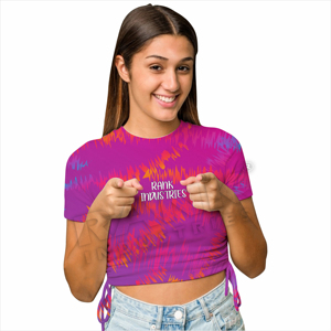 Top Corto Ligero para Mujer, Tela Suave y Fluida con Soporte para Uso Diario, Top Corto Contemporáneo para Mujer - Product Image 2