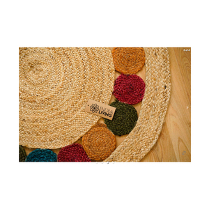 Tapis personnalisés 100% en jute de créateur Tapis tressés de style moderne faits à la main pour la cuisine, le salon et la chambre à coucher-Disponible dans n'importe quelle taille - Product Image 3