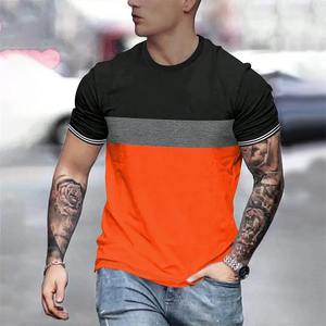 Verano Casual hombres 3D impreso 100% algodón camisetas Simple moda manga corta suelta cuello redondo jerseys transpirable sostenible - Product Image 3