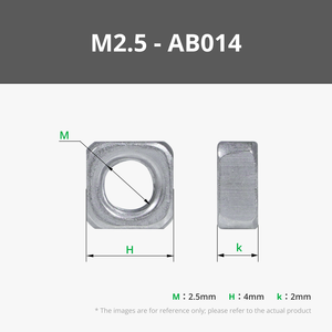 น็อตเหลี่ยมเหล็กกล้าคาร์บอนชนิดหนัก - Product Image 3