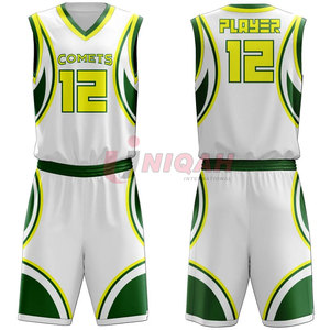 Uniforme de Baloncesto con Logotipo Personalizado Estampado por Transferencia de Calor, Último Diseño, 100% Poliéster, Ropa Deportiva Transpirable Unisex - Product Image 4