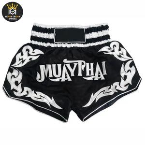 High Quality Solid Color Muay Thai Board <b>Shorts</b> 100% Polyester Eco-Friendly Heat-Transfer Printed MMA Fitness <b>Shorts</b> - Product Image 1