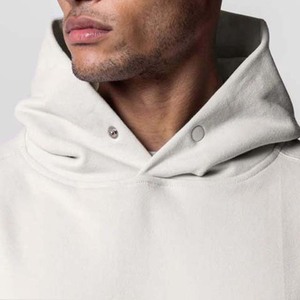 Mayorista de alta calidad Precio barato 100% Algodón Ropa básica para hombres Sudaderas con capucha y sudaderas Ropa deportiva Casual en blanco - Product Image 4