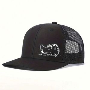 Vente en gros personnalisée 5 panneaux casquettes de camionneur en daim casquettes hip hop crâne de flamme broderie logo casquettes de baseball pour sports de plein air toile - Product Image 3