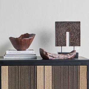 Lot de 3 bols décoratifs bas orchidées finition argentée pièces élégantes parfaites pour la table de bureau à domicile ou la fête d'Inde - Product Image 2