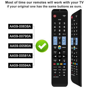 Telecomando Besia compatibile sostitutivo per Samsung telecomando AA59-00594A UA55F6400AJXXZ UA55F8000AJ UA55F6420AJ, applicabile AA - Product Image 3