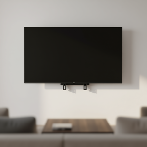 Black FISSO200 <b>TV</b> Monitor <b>Wall</b> <b>Mount</b> VESA 200 X 200 for 35 kg Display <b>Shelves</b> - Product Image 3