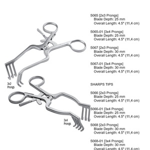 Rétracteur Chung Weitlaner, manuel, en acier inoxydable, instruments chirurgicaux et ensembles de chirurgie, fabricant et fournisseur certifié CE ISO - Product Image 3