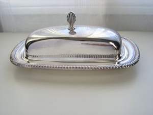 Beurrier en acier inoxydable recouvert de métal pour la cuisine, fabriqué par king International, boîte à beurre moderne - Product Image 4