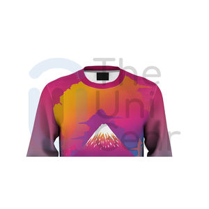 เสื้อสเวตเตอร์แขนยาวโอเวอร์ไซส์สำหรับผู้ชายผู้หญิงเสื้อขี่จักรยานกลางแจ้งโลโก้ตามสั่ง - Product Image 2