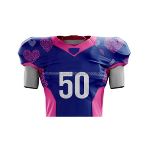 Vente en gros uniforme de football américain personnalisé de qualité unique, nouveau style d'uniforme de football américain à séchage rapide par sublimation - Product Image 3