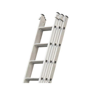 Échelle intérieure à double extension à deux étages, hauteur réglable, moderne, multi-usages, usage commercial - Product Image 1