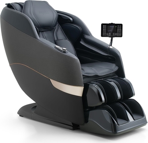 Sillón de Masaje con Mecanismo de Sincronización de Ondas Único, Reclinable de Gravedad Cero para Todo el Cuerpo, con Rieles para Yoga y Estiramiento, Modo de Control por Voz y Reposapiés Automático - Product Image 1