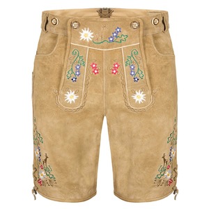 Lederhosen บาวาเรียนเลเดอร์ hosen หนังแท้สำหรับผู้ชายดีไซน์ใหม่คุณภาพดีผลิตตามสั่ง - Product Image 4