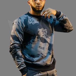 สเวตเตอร์ผ้าฝ้าย2ชิ้นสำหรับผู้ชาย, สำหรับออกกำลังกายกีฬาฤดูหนาววิ่งจ๊อกกิ้งลำลองไซส์ใหญ่ - Product Image 5