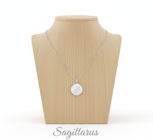 Collier avec pendentif signe du zodiaque en argent sterling 925 fait sur mesure par Rudra Gems, plaqué or rose, chaîne à maillons de luxe, cadeau certifié - Product Image 6