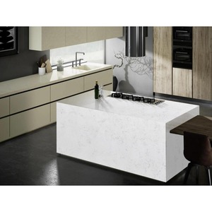 Carrelage en pierre frittée brillante blanche Carrara Supremo 1600x3200x12mm Porcelaine bleue pour murs et sols 160x320cm Marbre italien - Product Image 1