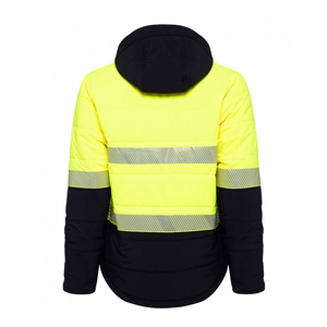 High-<b>Vis</b> Cotton Flame-Retardant Reflective <b>Hi</b>-<b>Vis</b> Workwear Safety Unisex <b>Softshell</b> <b>Jacket</b> with Zipper Customized Logo Size Color - Product Image 2