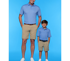Pantalones cortos de golf de tela transpirable diseñados para favorecer la movilidad atlética, que ofrecen comodidad durante todo el día, especialmente adecuados como pantalones cortos para hombres. - Product Image 5