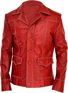 Women's Genuine Faux Leather Quilted <b>Smart</b> <b>Blazer</b> Jacket Logo Zipper Closure Warm Western Sport Breathable Autumn Unisex - Product Image 2