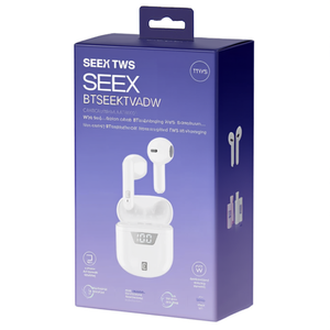 Auricolari microfono <b>bluetooth</b> SEEK Tws White BTSEEKTWSW - Product Image 3