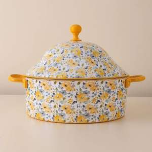 Casserole Arabe Design Floral Élégant Réchauffeur de Nourriture Décoratif Buffet Fête Hotpot Pour Moyen-Orient Ramadan Casseroles Hot Pot - Product Image 1