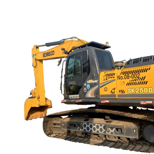 Excavatrice d'occasion KOBELCO SK250 modèle 2023, poids opérationnel de 25,6 tonnes, moteur Hino, capacité de la benne de 1,1 m, composants d'origine - Product Image 1