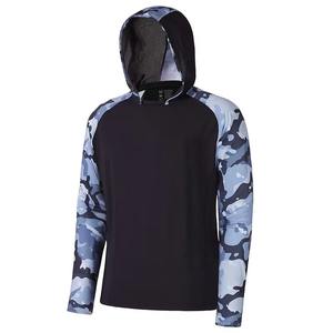 เสื้อตกปลาแขนยาวผ้าโพลีเอสเตอร์ซับลิเมชันกันน้ำ - Product Image 1