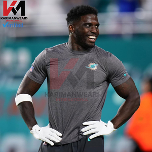 Gants de football américain professionnels personnalisés avec contrôle de la prise, vente en gros d'usine de gants de football américain - Product Image 5