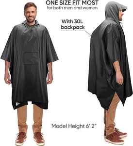 Pas Cher Prix Manteau De Pluie À Capuche Poncho De Pluie Imperméable Veste Pour Hommes Femmes Adultes - Product Image 6