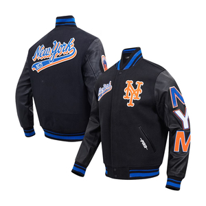 Vente en gros de vestes universitaires de qualité supérieure pour hommes personnalisés Nouvelle saison d'hiver Baseball Letterman Design avec broderie - Product Image 6