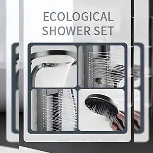 Wholesale 304 Stainless Steel <b>Shower</b> Set 3 Function Black JSS01020G Hydraulic LED Display Thermostatic Mixer MOQ - Product Image 2