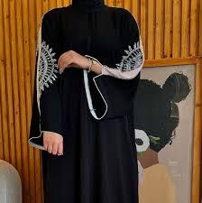 Abaya lạ mắt đẹp với hạt làm việc và abaya mở phía trước với hạt Hijab phù hợp làm việc mới đến 2025 và 2026 - Product Image 3