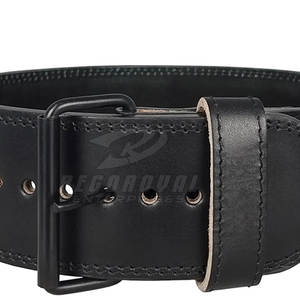 Cinturón de levantamiento de pesas con soporte de espalda acolchado para entrenamiento y levantamiento de alta calidad Single Prong - Product Image 5