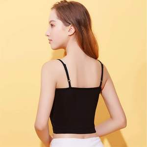 Top Corto de Punto Acanalado Elástico y Suave para Mujer, Camisola sin Mangas, Ropa Informal Básica, Ligera, Delgada, de Secado Rápido - Product Image 3