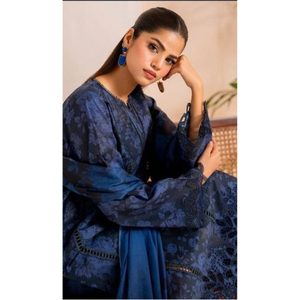 Traje Shalwar Kameez de 2 Piezas con Diseño Moderno para Mujer, Vestidos de Novia con Logotipo Personalizado, Bordado de Encaje, Ropa Nueva y Elegante - Product Image 4