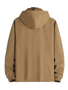 เสื้อแจ็คเก็ตดาวน์กันลมกันน้ำแบบซิปครึ่งตัว ดีไซน์ทันสมัย สำหรับผู้ชาย ใส่เล่นกีฬากลางแจ้งในฤดูหนาว คุณภาพสูง แห้งเร็ว เหมาะสำหรับการวิ่งและการฝึกซ้อม  รับผลิตตามแบบ - Product Image 2