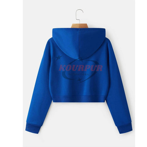 Nueva Sudadera con Capucha para Mujer, 100% Algodón, Diseño con Cierre, Transpirable, Cómoda, Cálida, Logotipo Frontal, Precio Razonable - Product Image 4