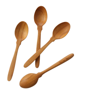 Ensemble de couverts en bois pur avec un design unique fait à la main, parfait pour les ustensiles d'hôtel et les ustensiles de cuisine, ensembles de couverts à usage quotidien - Product Image 5