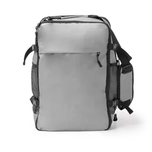 Zaino Sostenibile in RPET Colore Ematite, Elegante Gadget Promozionale - Product Image 5