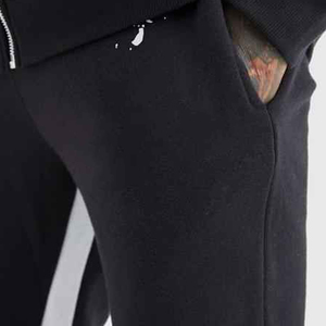 กางเกงวอร์มฮิปฮอปสำหรับผู้ชายจากปากีสถานกางเกงขาบานพิมพ์ลายพัฟฟ์กางเกงขายาวแนวสตรีทออกแบบโลโก้ได้ตามต้องการ - Product Image 6