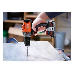 Taladro Percutor Inalámbrico Black & Decker 18V POWERCONNECT BCD383D2XKQW, 2 Baterías de 2Ah, Taladros Percutores de Alto Rendimiento Power Connect - Product Image 5