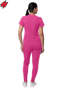 Hexaplus fabricants taille de couleur personnalisée gommages hommes infirmière uniforme arrête les uniformes hospitaliers médicaux extensibles - Product Image 5