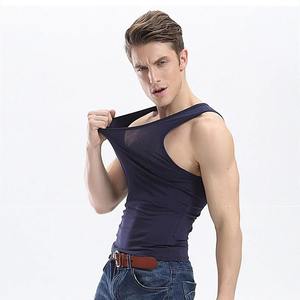 Camisetas sin mangas con estampado de logotipo deportivo para hombre, camisetas sin mangas de secado rápido para gimnasio, camisetas de tela de malla transpirable de punto de algodón, Fitness informal XL - Product Image 5